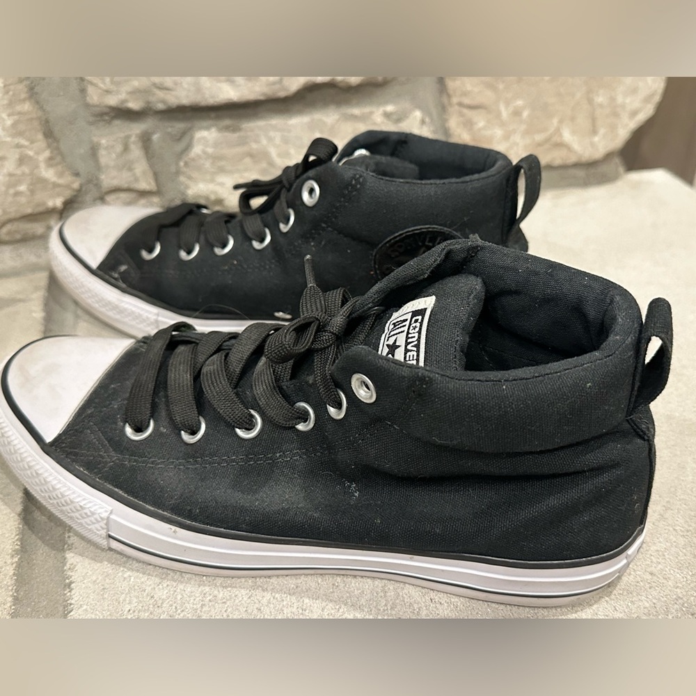 Converse Black Canvas High-Tops